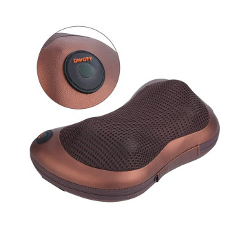 Almofada de massagem shiatsu para massageador de pescoço de uso doméstico com almofada de massagem vibratória aquecida